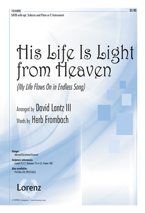 Book cover for His Life Is Light from Heaven