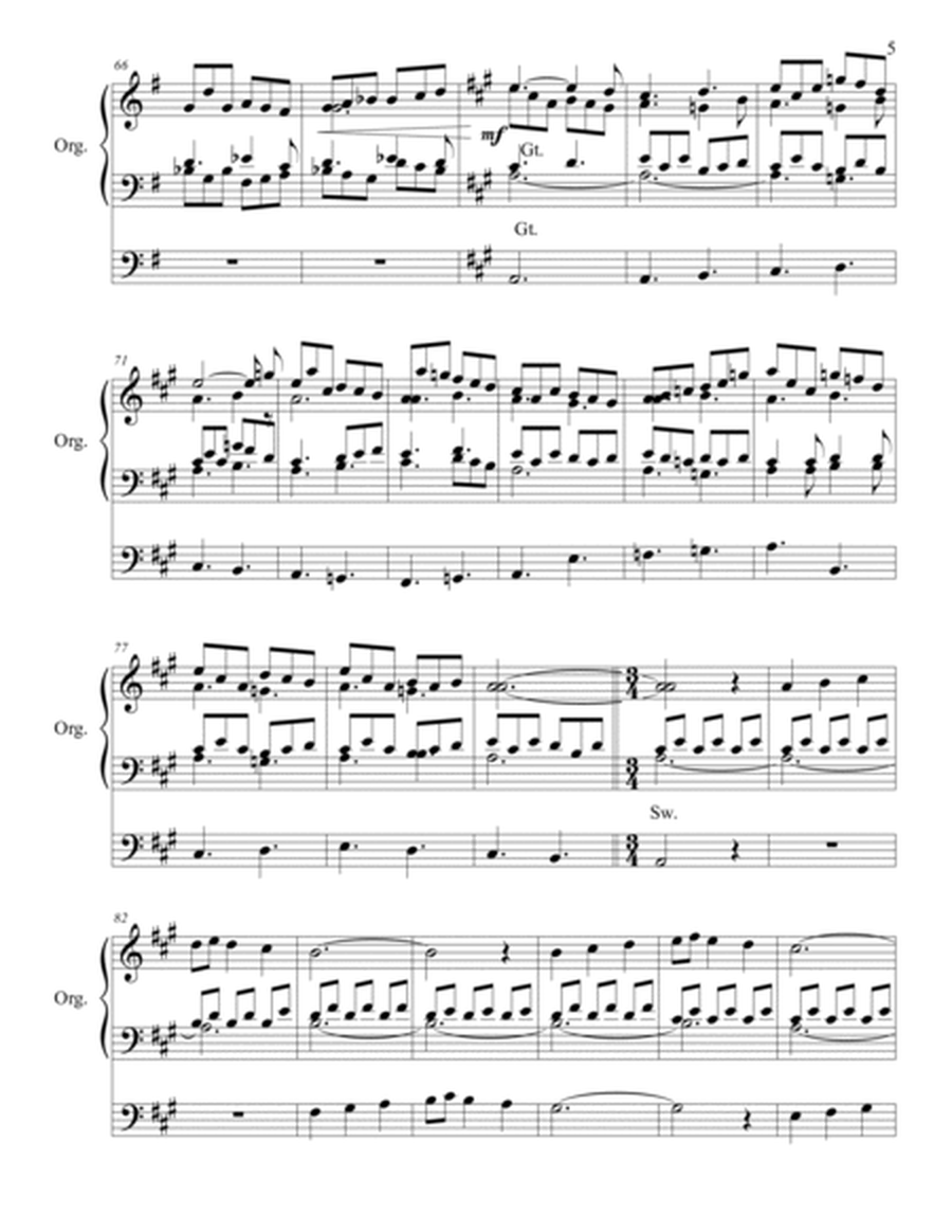 "Come, Thou Fount of Every Blessing", SATB image number null
