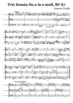 Vivaldi A Triosonata Op.1 No.2 e-moll RV 67