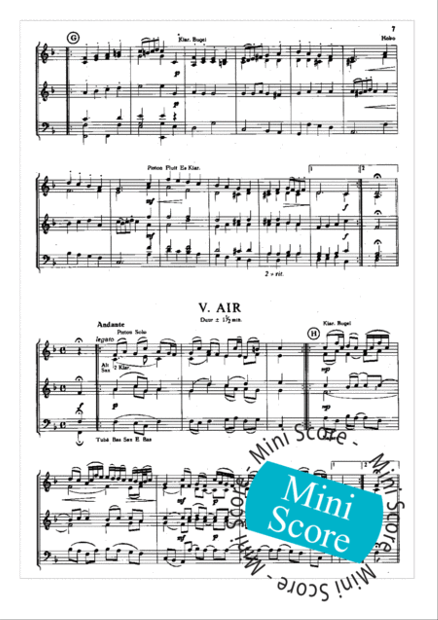 Handel Suite Concert Band scores gallery preview page 9
