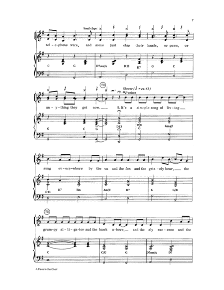A Place in the Choir 2-Part scores gallery preview page 7