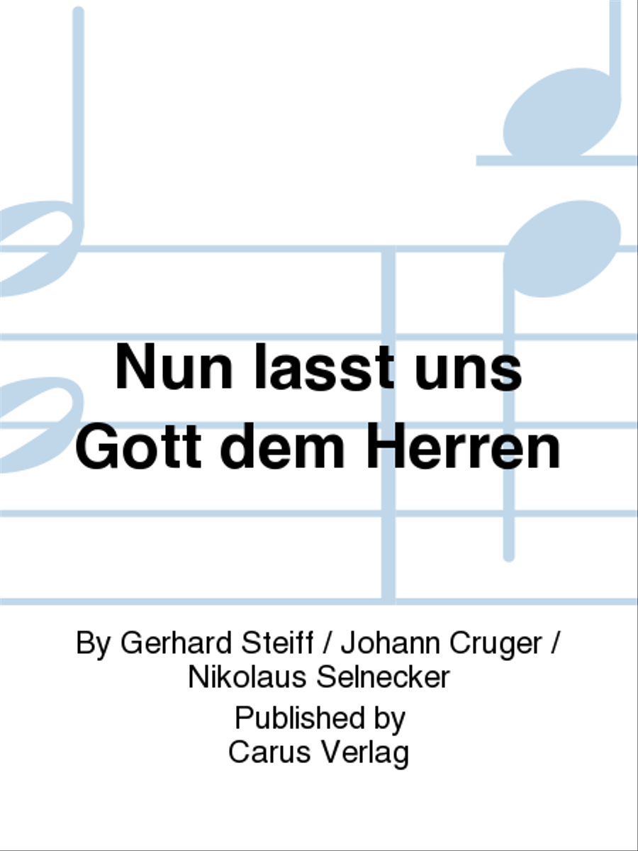 Nun lasst uns Gott dem Herren