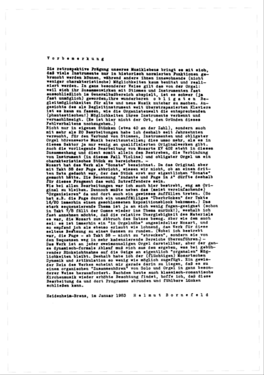 Andante und Fuge in A Andante und Fuge in A Violin scores gallery preview page 6