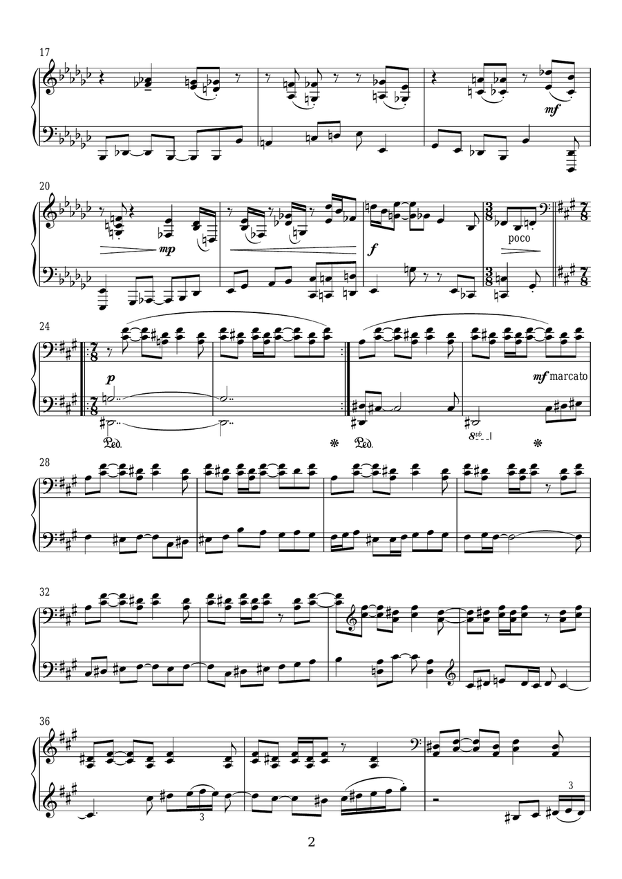 Misha's Bear Dance (No.1 From The Heaven Ladder Book 7) Piano Solo scores gallery preview page 2