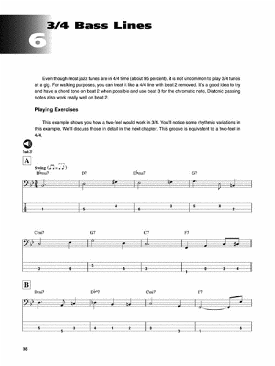 Beginning Jazz Bass Electric Guitar scores gallery preview page 6