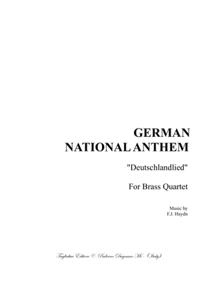 Book cover for GERMAN NATIONAL ANTHEM - Arr. for Brass Quartet