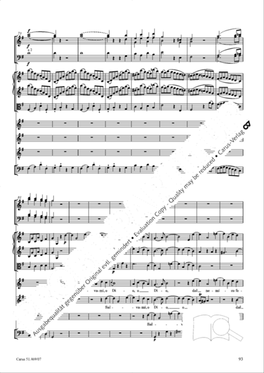 Davide penitente Davide penitente 4-Part scores gallery preview page 106