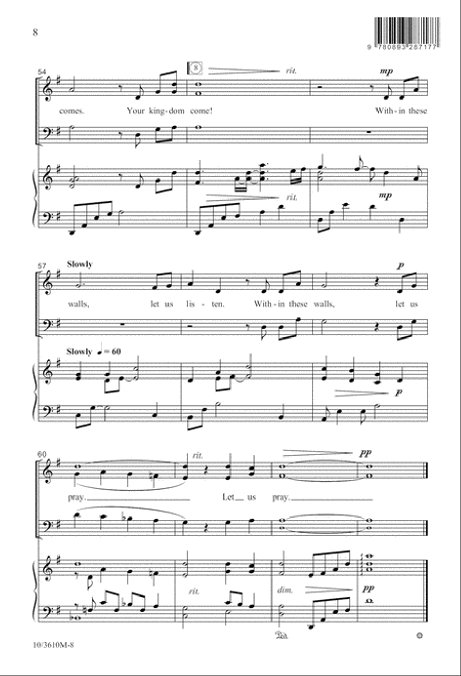 Within These Walls 3-Part scores gallery preview page 8