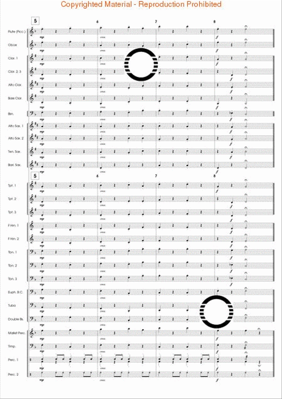 Articulation Studies Concert Band scores gallery preview page 5