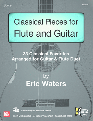 Book cover for Classical Pieces for Flute and Guitar