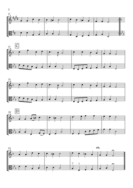 At the Lamb's High Feast We Sing (Clarinet and Viola) - Easter Hymn image number null