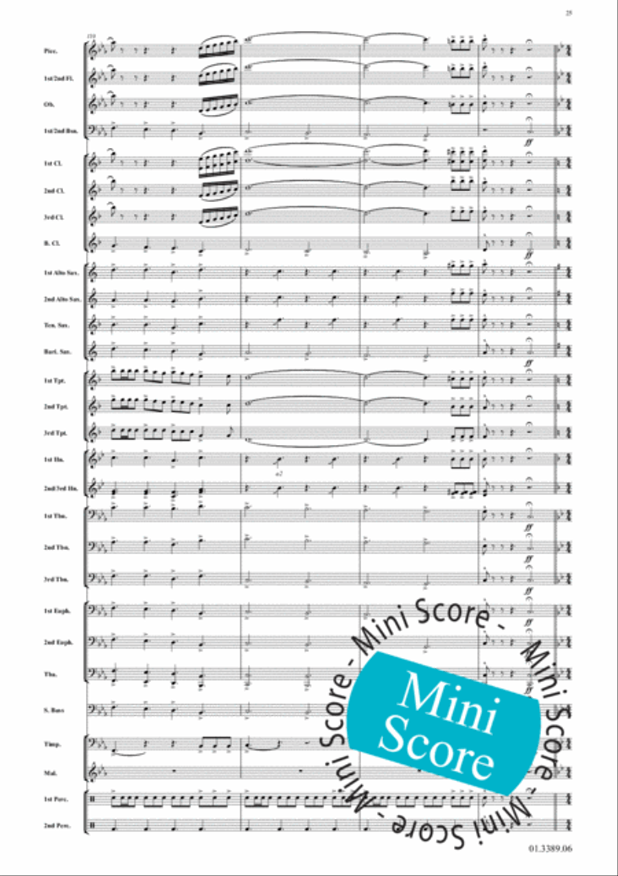 Moby Dick Concert Band scores gallery preview page 29