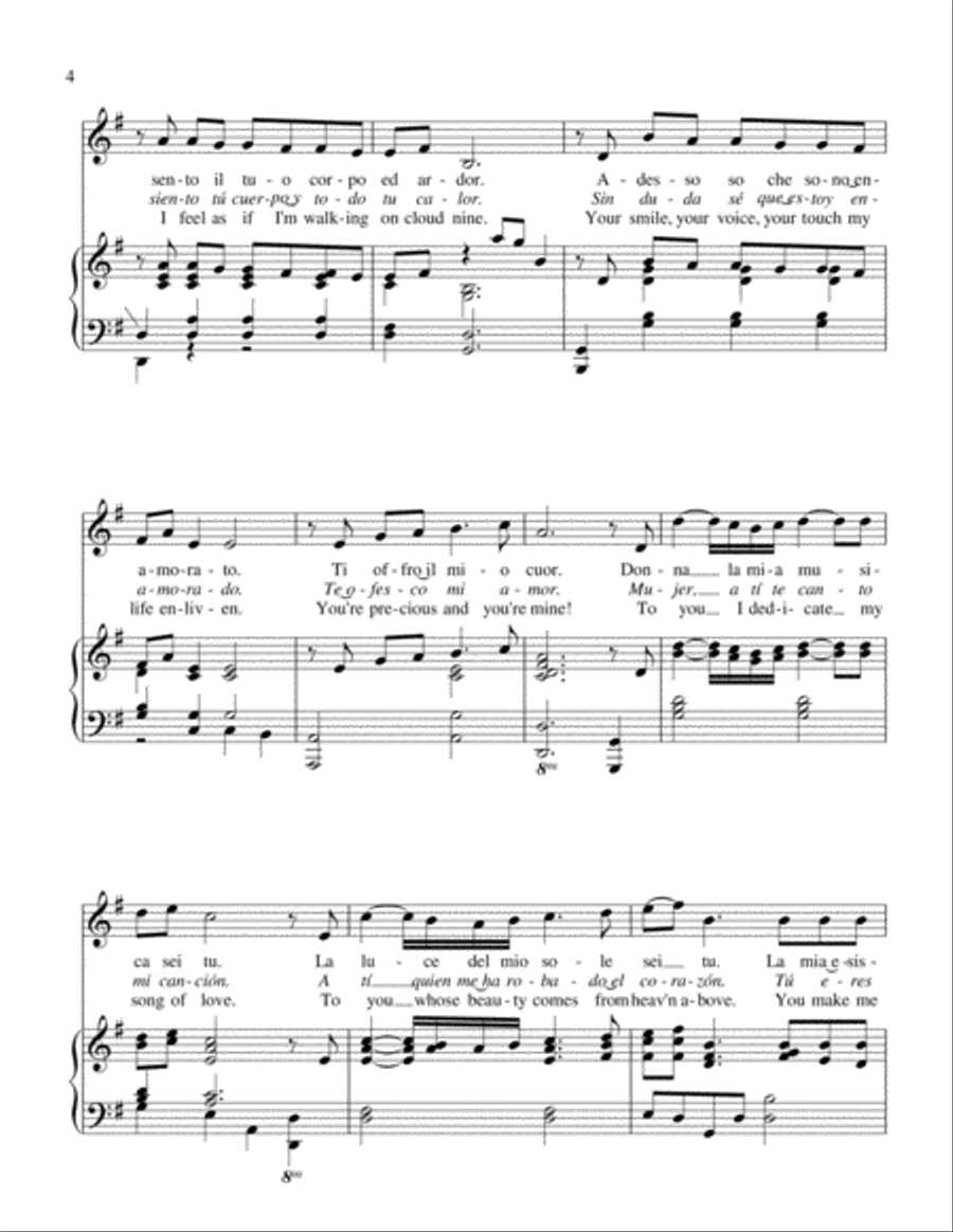 IL MOTIVO SEI TÙ IL MOTIVO SEI TÙ High Voice scores gallery preview page 4
