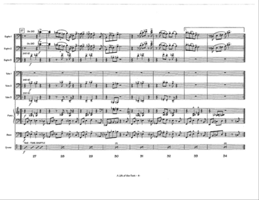 A Lift of the Foot A Lift of the Foot Euphonium scores gallery preview page 5