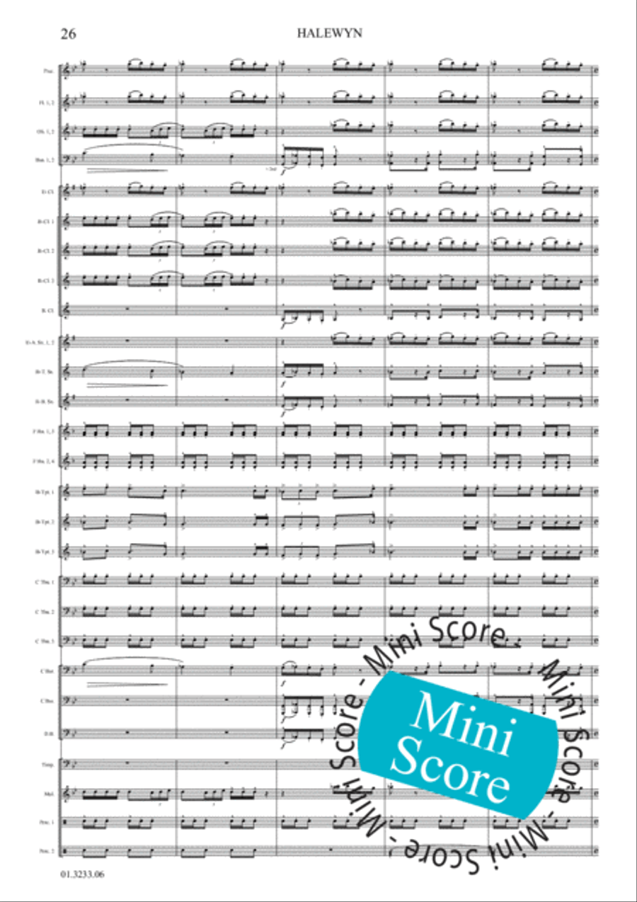 Halewijn Concert Band scores gallery preview page 32