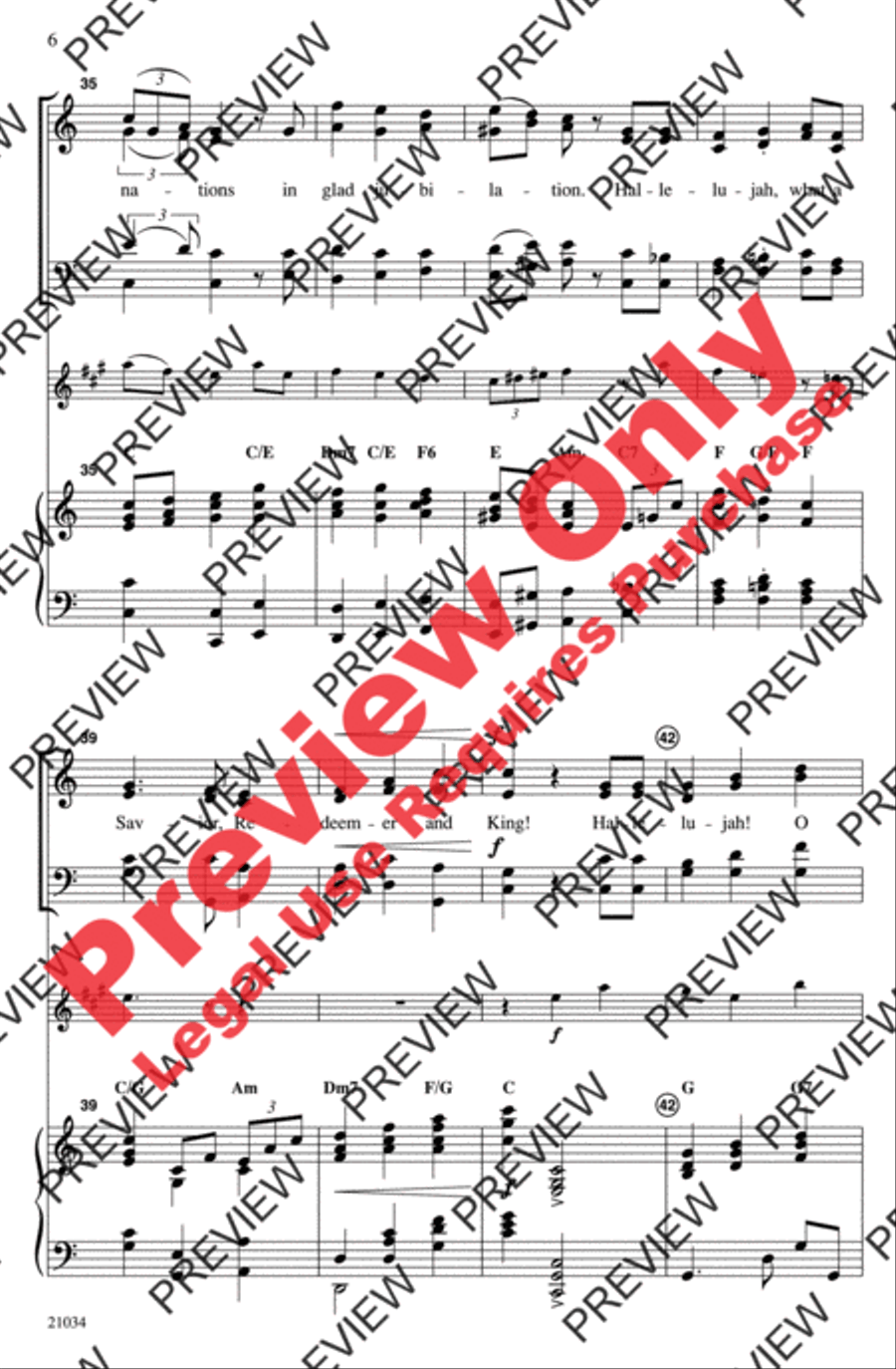 The Gospel of Thanks The Gospel of Thanks 4-Part scores gallery preview page 5