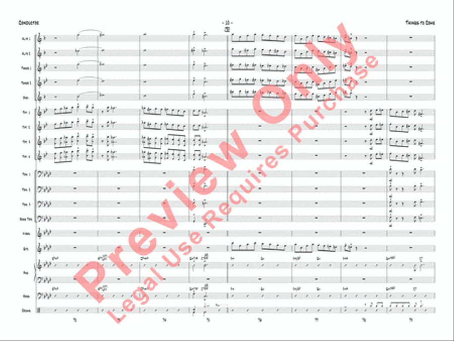 Things to Come Jazz Ensemble scores gallery preview page 11