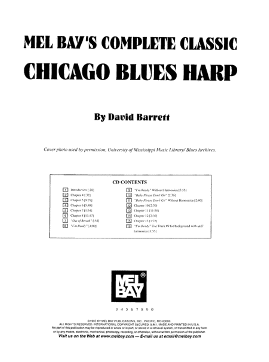 Complete Classic Chicago Blues Harp Harmonica scores gallery preview page 3