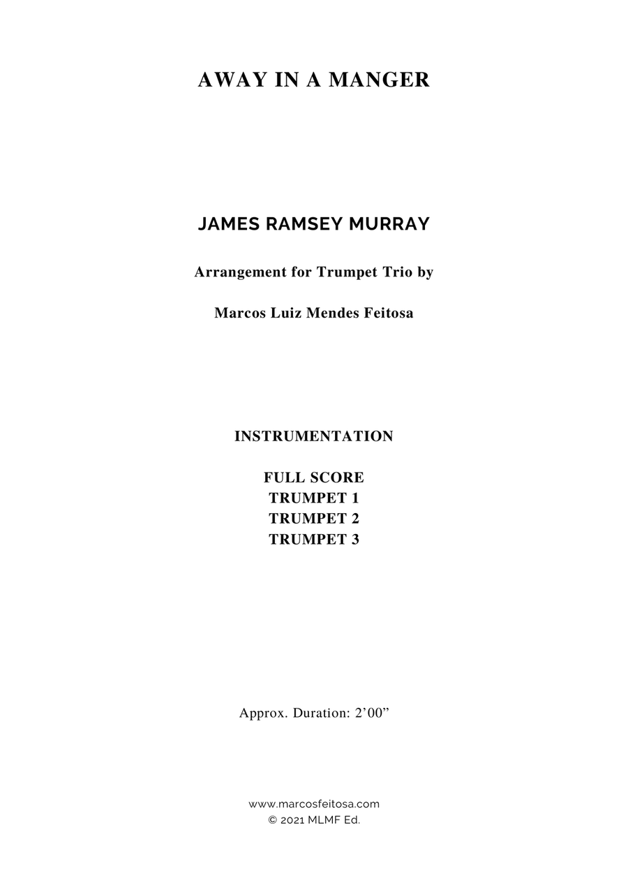 Away in a Manger - Trumpet Trio Trumpet Trio scores gallery preview page 2