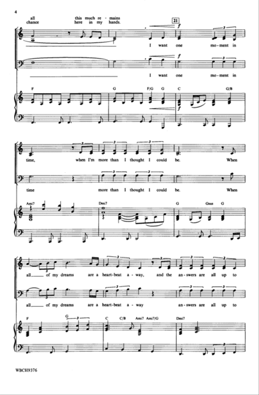 One Moment in Time One Moment in Time 3-Part scores gallery preview page 11