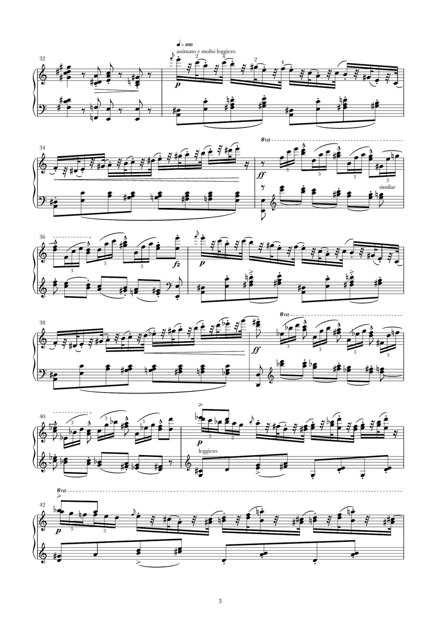 Grieg piano Concerto Piano Solo scores gallery preview page 3