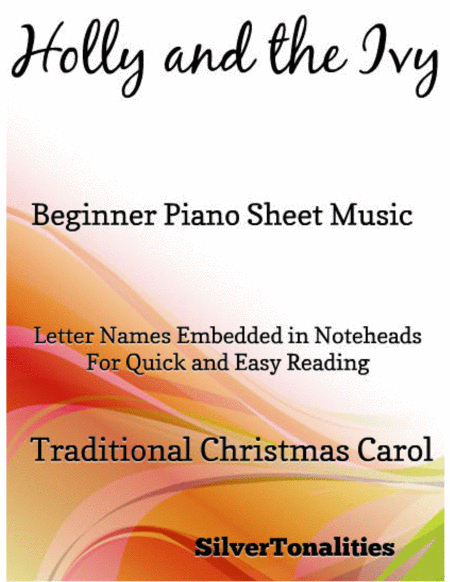 Holly and the Ivy Beginner Piano Sheet Music