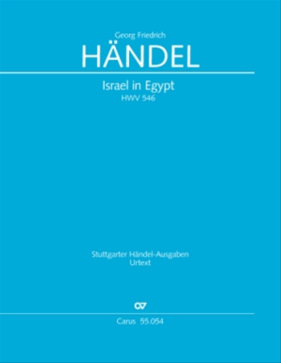 Israel in Egypt - Part I-III Double Bass scores gallery preview page 1