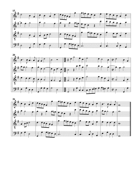 It was a lover and his lass (arrangement for 4 recorders)