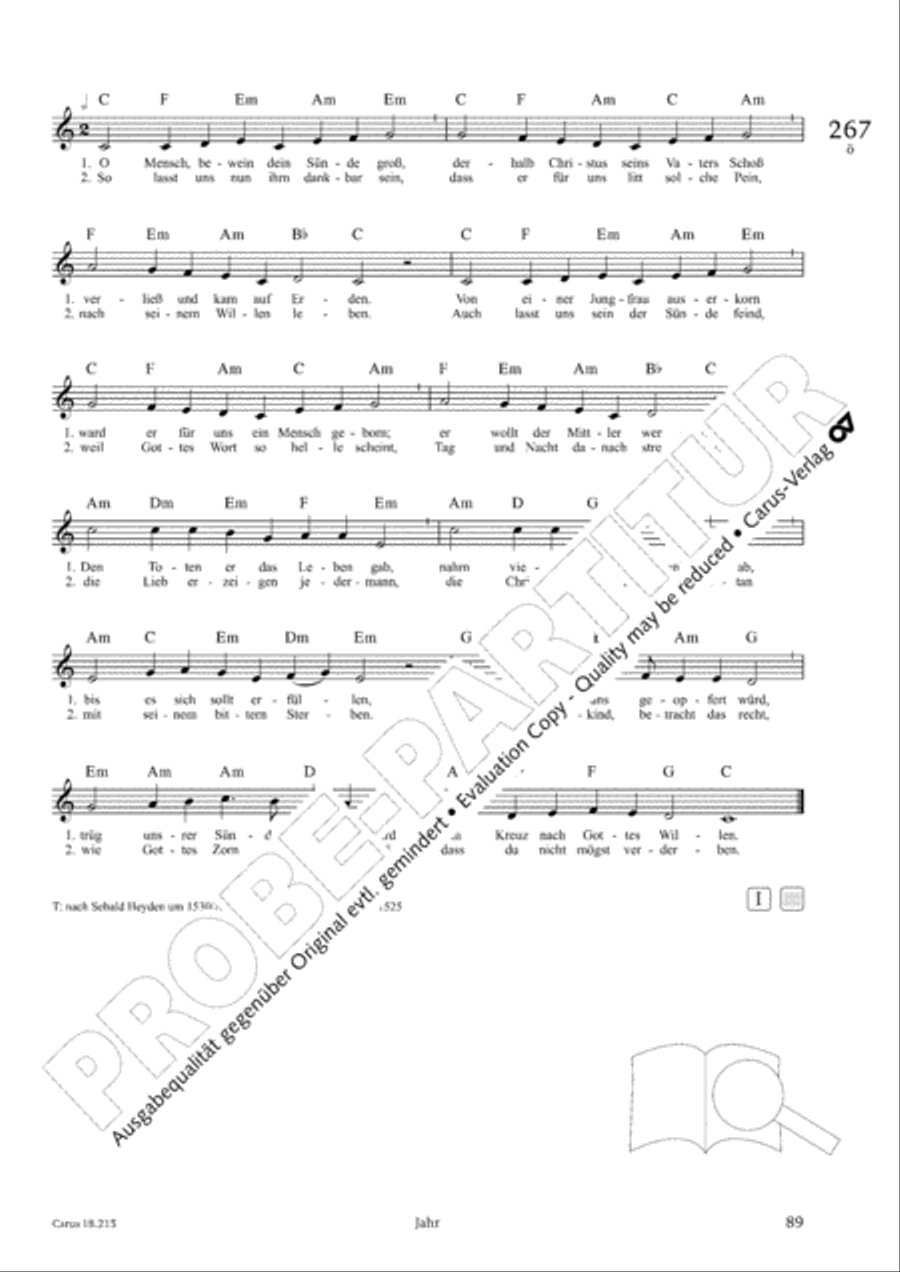 Gitarrenbuch zum Gotteslob Guitar scores gallery preview page 86