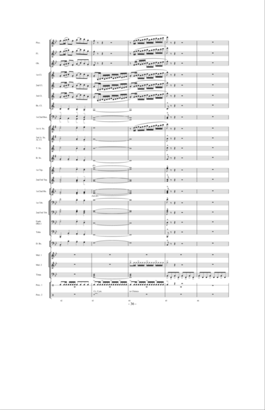 Nightflight Nightflight Concert Band scores gallery preview page 35