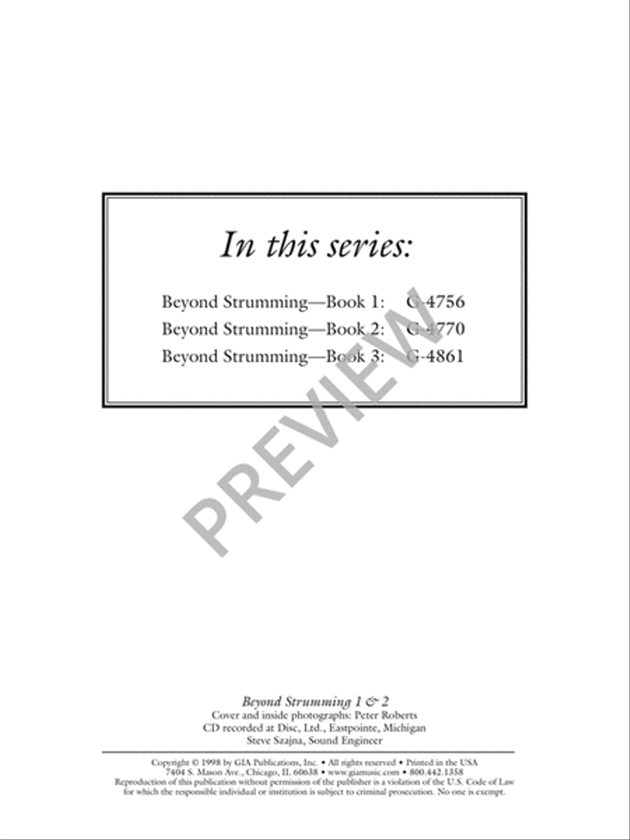 Beyond Strumming - Book 2 Guitar scores gallery preview page 4
