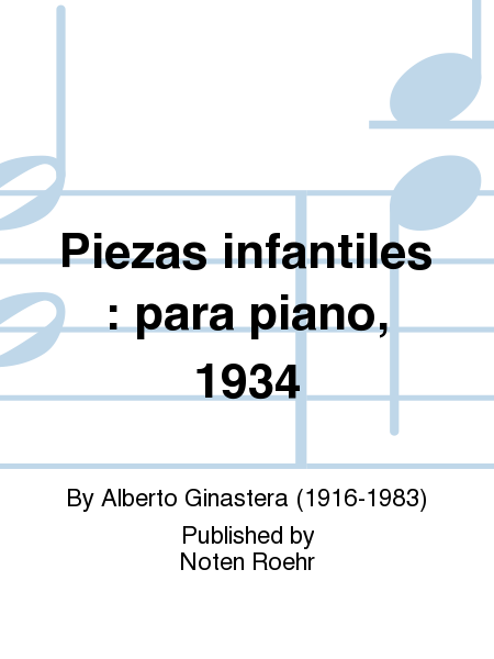 Piezas infantiles : para piano, 1934