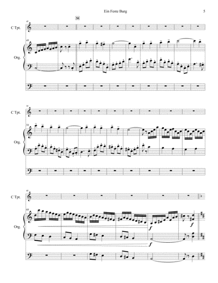 Ein Feste Burg - for Solo Trumpet and Organ
