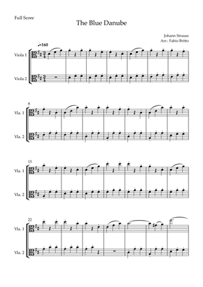 Blue Danube (Waltz by Johann Strauss) for Viola Duo
