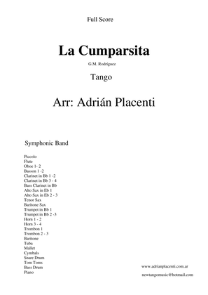 La Cumparsita (Tango-Sinphonic Wind Band)