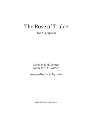 Book cover for The Rose of Tralee (SSAA, a cappella) arranged by Sarah Jaysmith