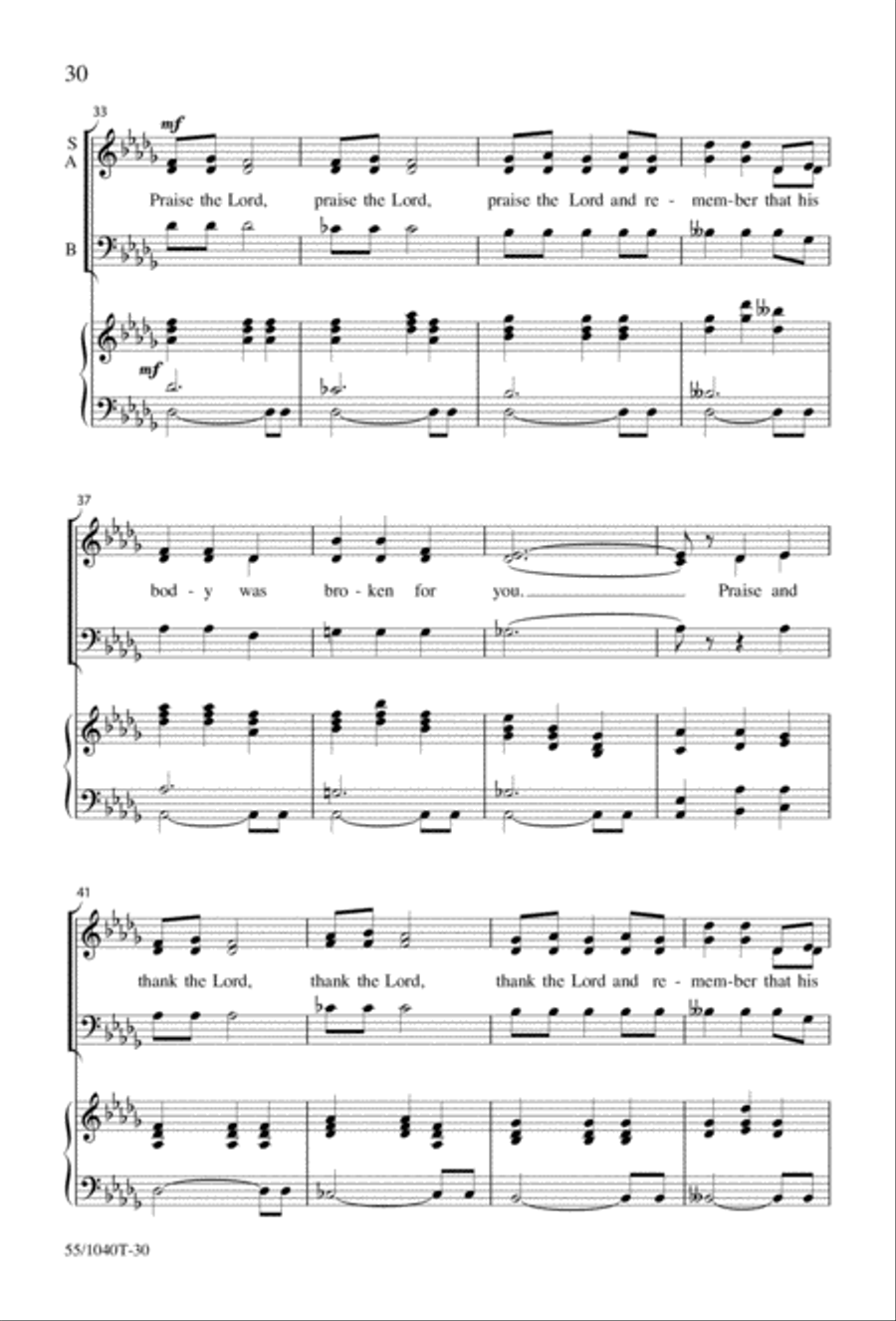 Arise, Rejoice! 3-Part scores gallery preview page 32