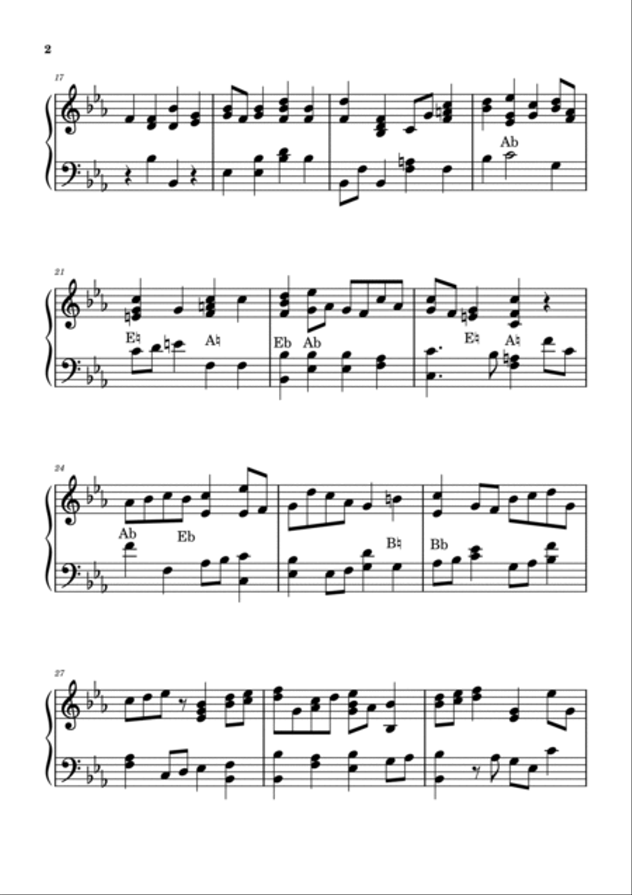Sing Joyfully unto God Sing Joyfully unto God Pedal Harp scores gallery preview page 2