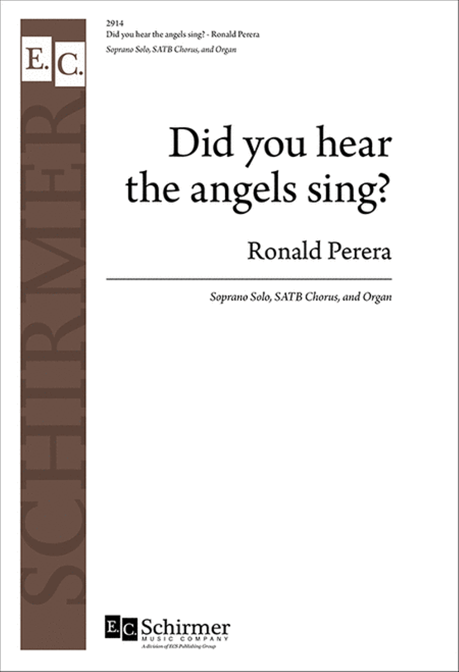 Did you Hear the Angels Sing? 4-Part scores gallery preview page 1