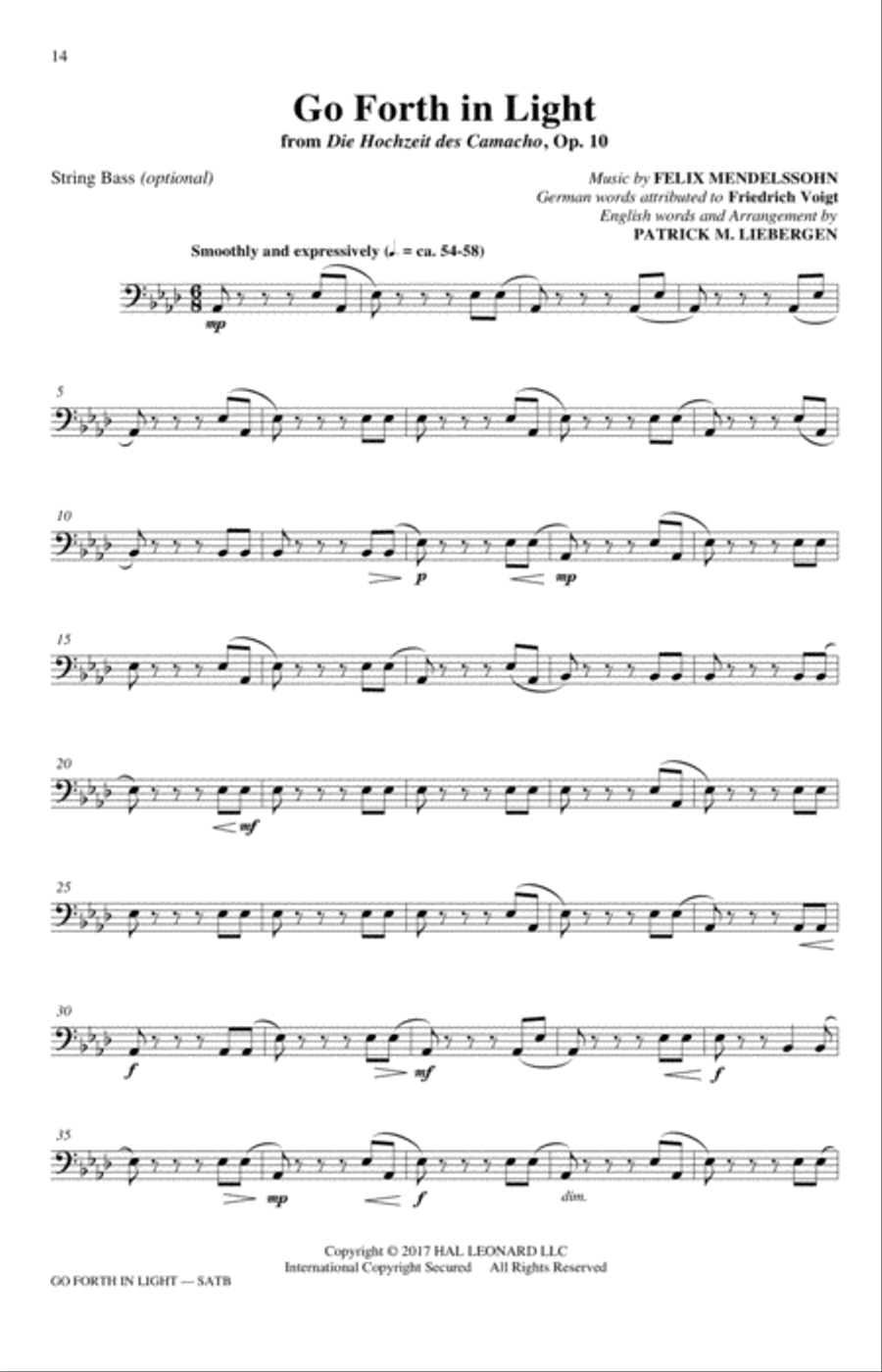 Go Forth In Light! SSA scores gallery preview page 14