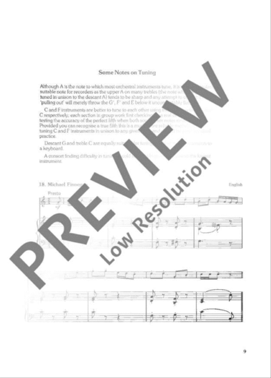 Enjoy the Recorder Alto Recorder scores gallery preview page 10