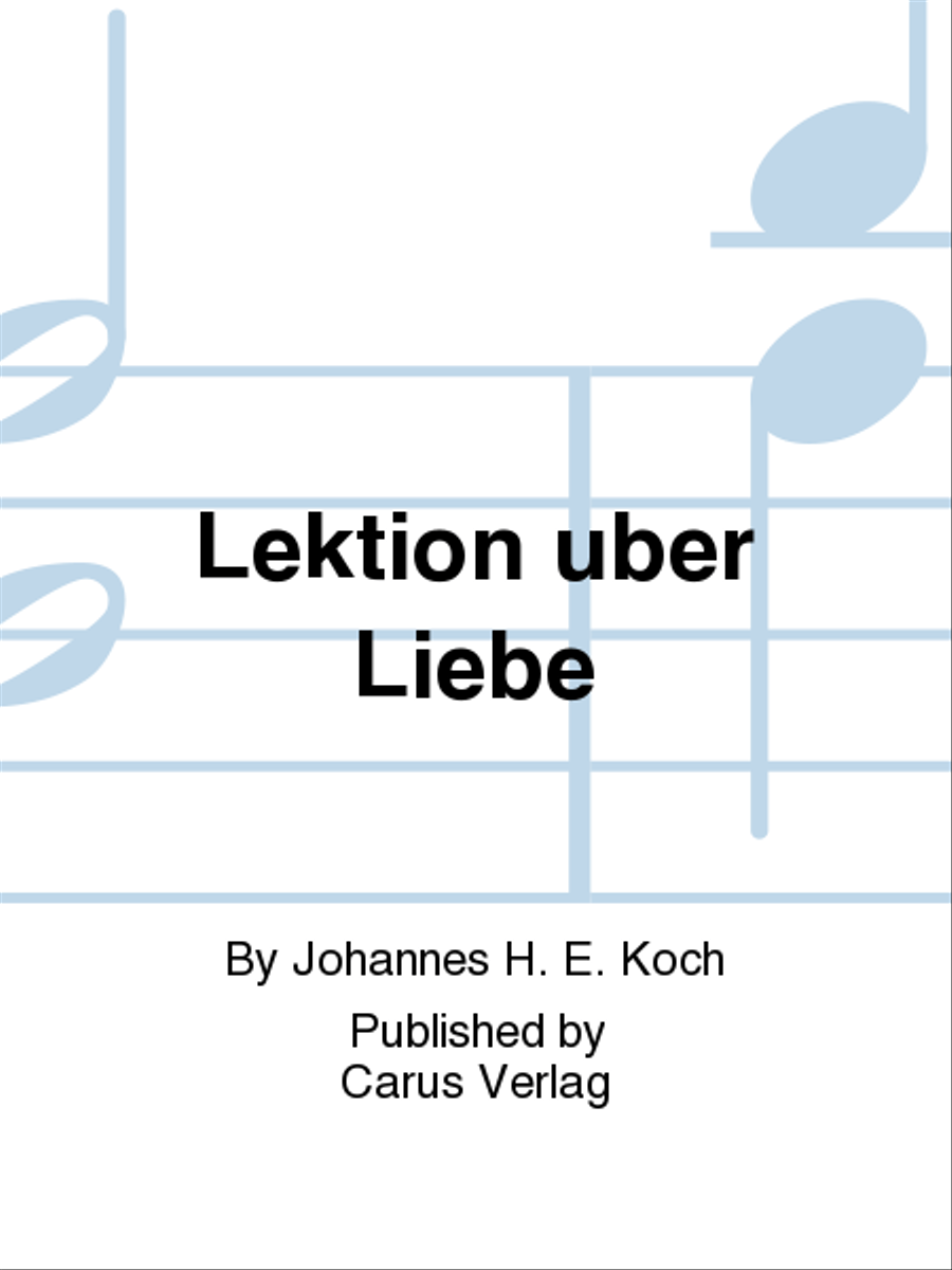 Lektion uber Liebe