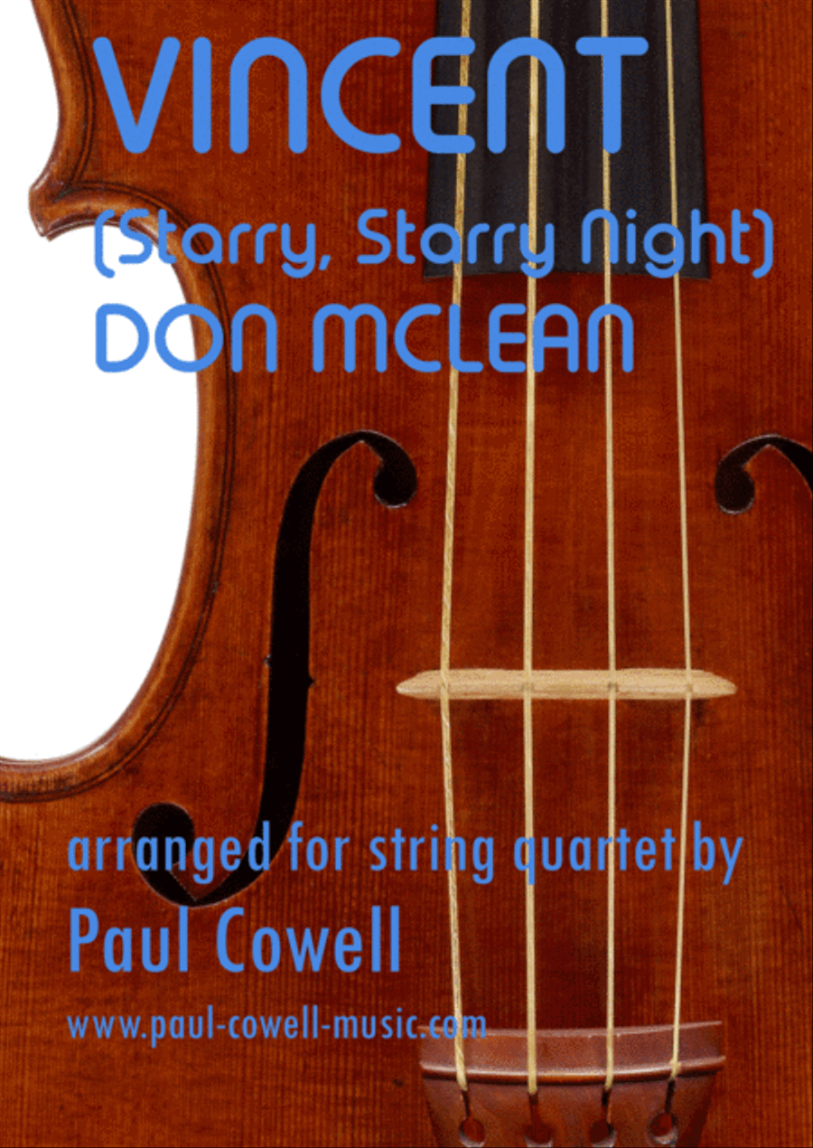 Vincent (Starry Starry Night) String Quartet scores gallery preview page 1