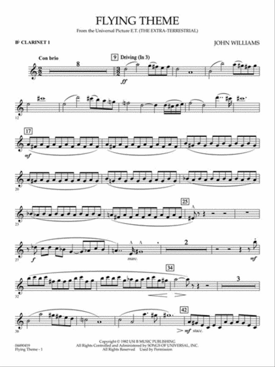 Flying Theme (from E.T.: The Extra-Terrestrial) Full Orchestra scores gallery preview page 5