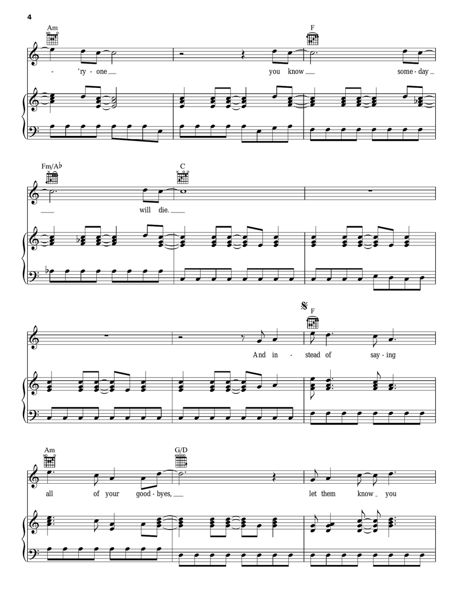 Do You Realize?? Acoustic Guitar scores gallery preview page 4
