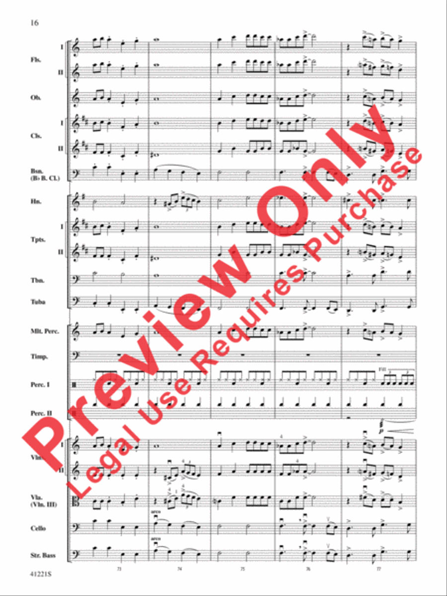 Holiday Mash-Up Holiday Mash-Up Full Orchestra scores gallery preview page 17