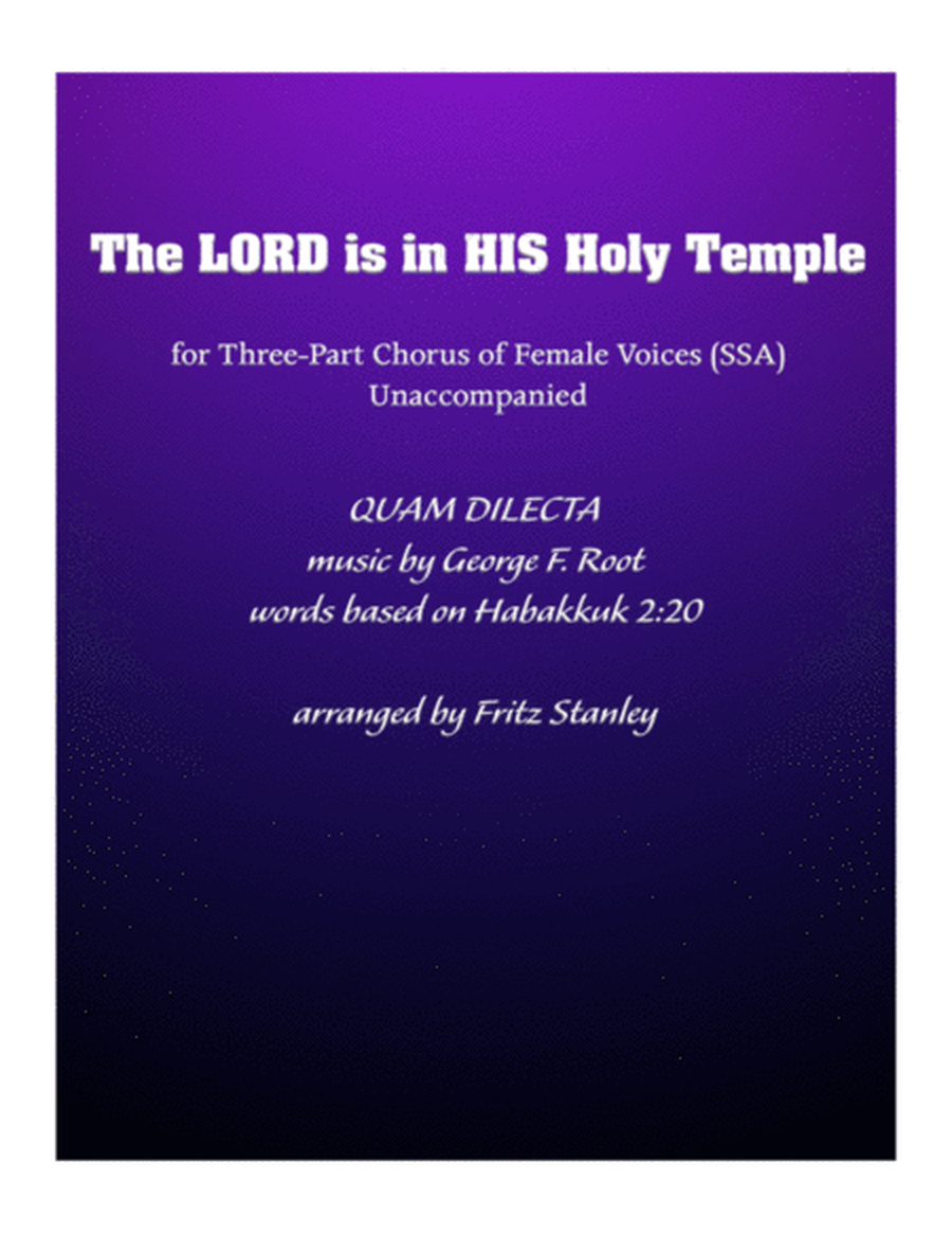 The LORD is in HIS Holy Temple - SSA A Cappella image number null