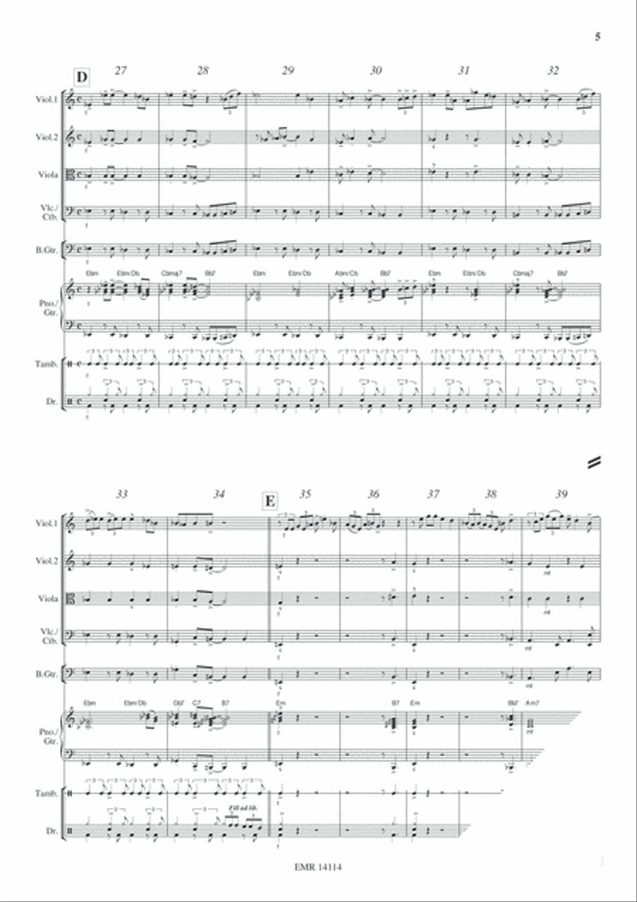 Ox And Donkey Blues Ox And Donkey Blues String Quartet scores gallery preview page 6