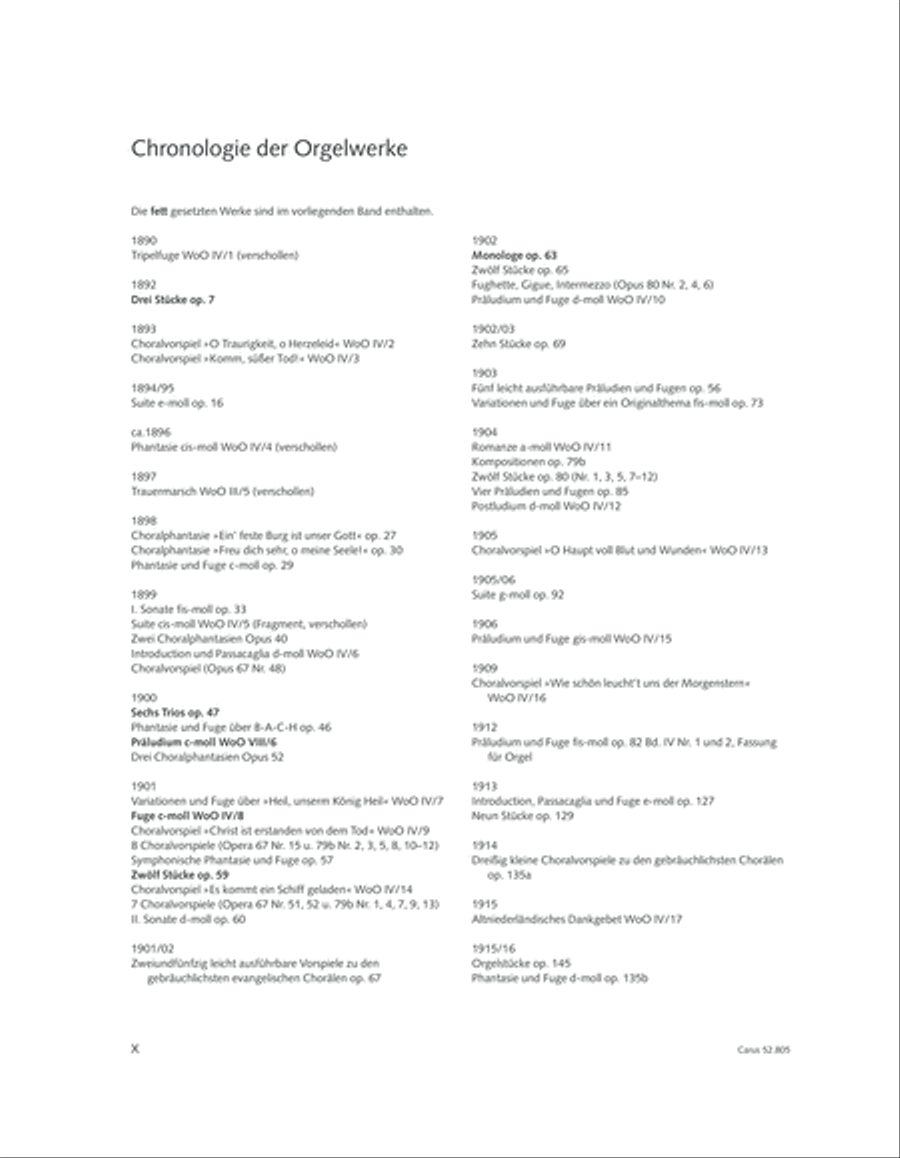 Reger Edition of Work, vol. I/5: Organ pieces I Organ Solo scores gallery preview page 9