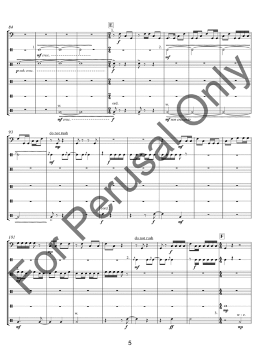 Divertimento Percussion scores gallery preview page 6